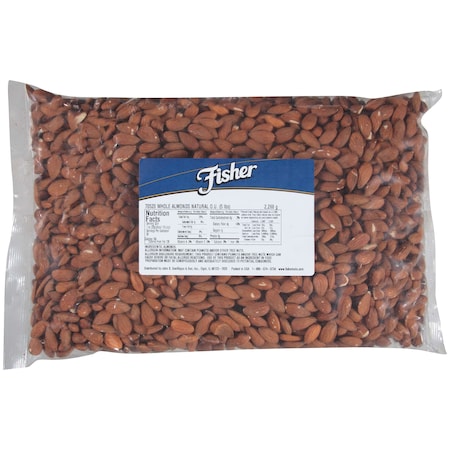 Fisher Fisher Whole Almond Natural 5lbs 70520